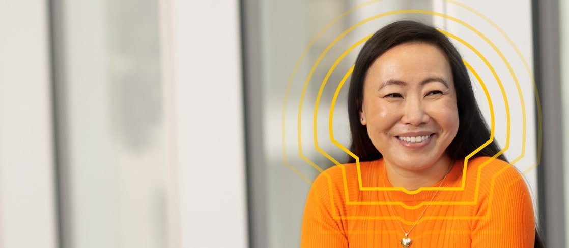 smiling employee