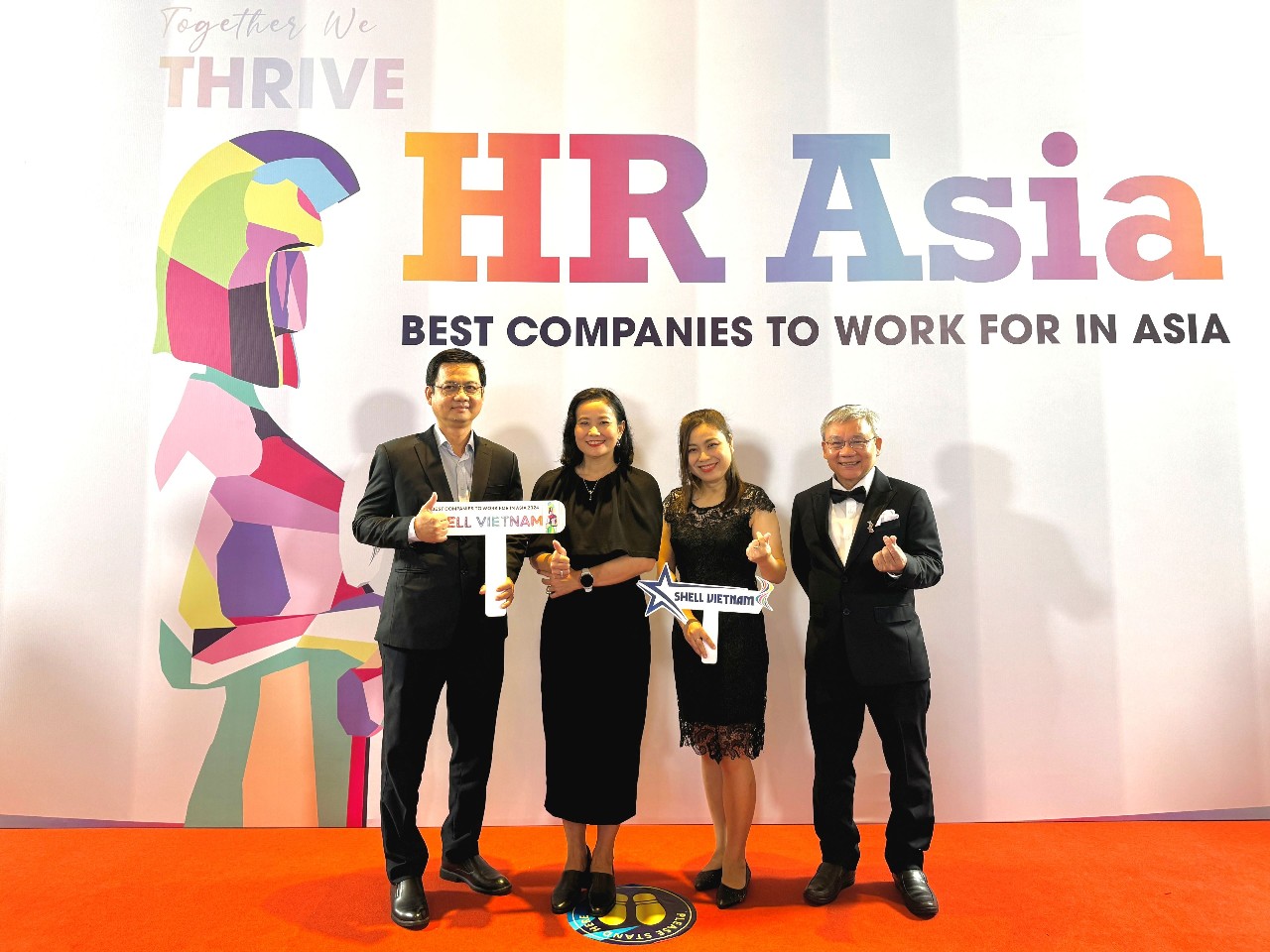 Đại diện Shell Việt Nam tại Lễ trao giải HR Asia 2024