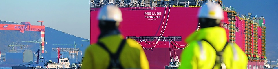 Chuyến ra khơi đầu tiên của Prelude: Thân tàu đồ sộ hạ thủy lần đầu tiên