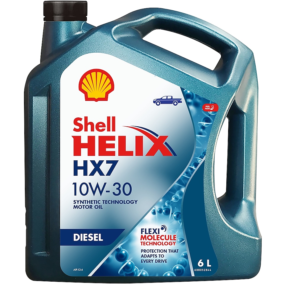 Một bình dầu nhớt Shell Helix HX7 Diesel 10W-30
