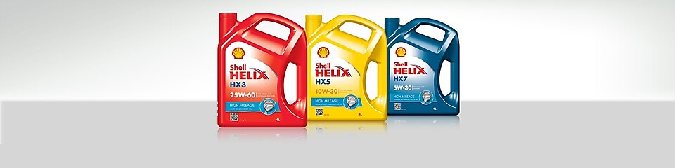 Dòng sản phẩm dầu nhớt dành cho động cơ cũ Shell Helix
